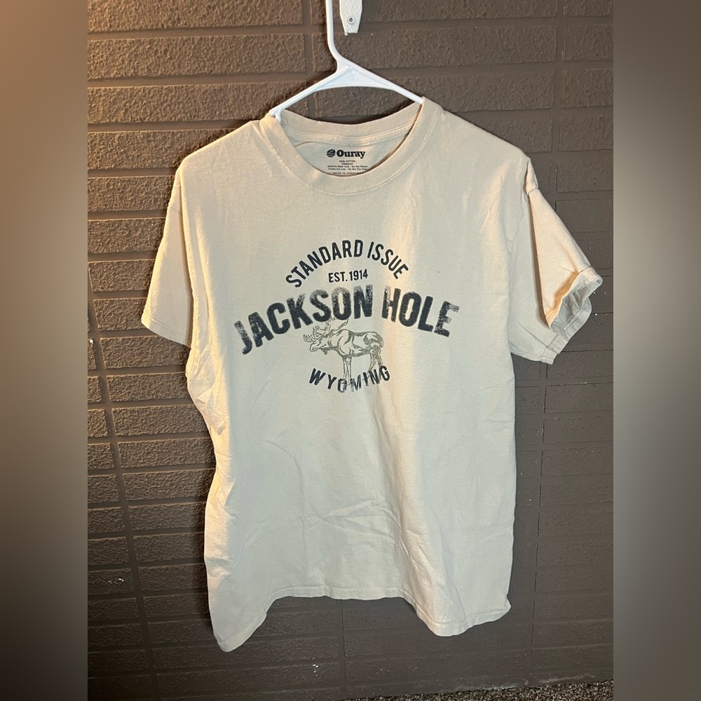Oura Cream Jackson Hole Tee